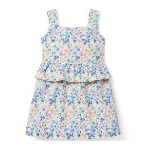 NW DITSY FLORAL PEPLUM DRESS